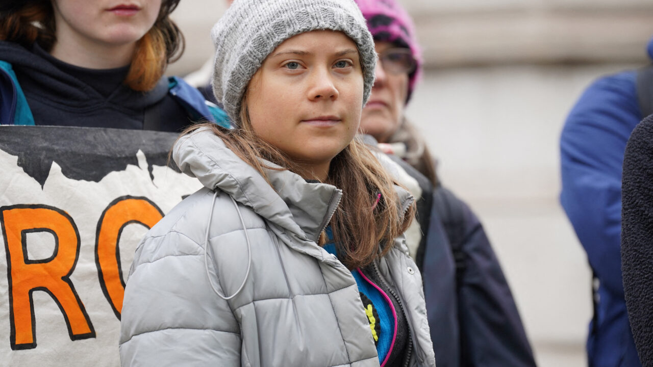 Greta Thunberg interpellée à Londres après avoir soutenu un groupe radical